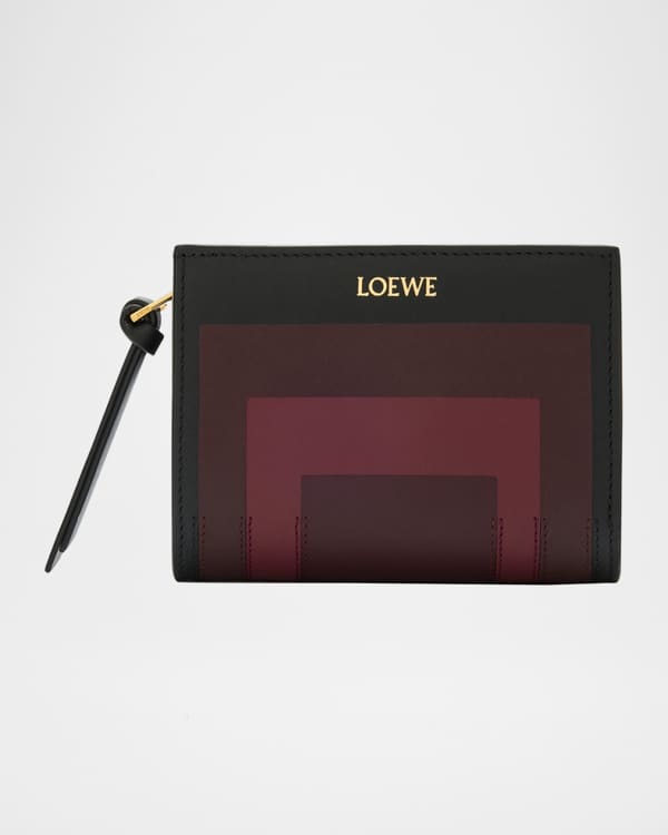 Loewe Pebble Zip Leather Card Holder | Neiman Marcus