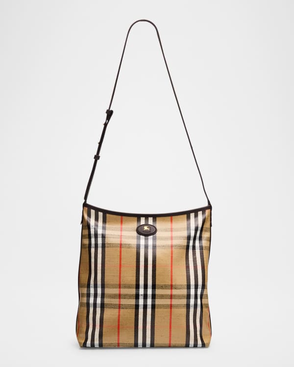 Burberry TB Smooth Leather Chain Shoulder Bag | Neiman Marcus