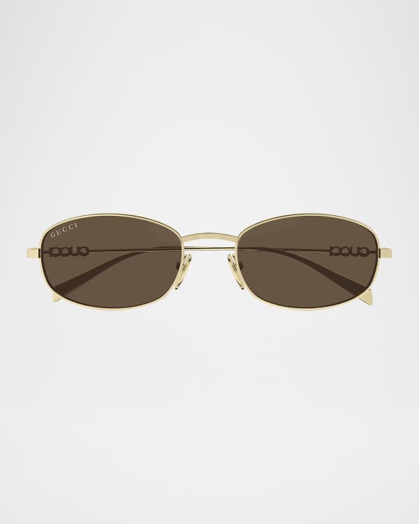Saint Laurent 57mm Acetate Semi-Shield Sunglasses | Neiman Marcus