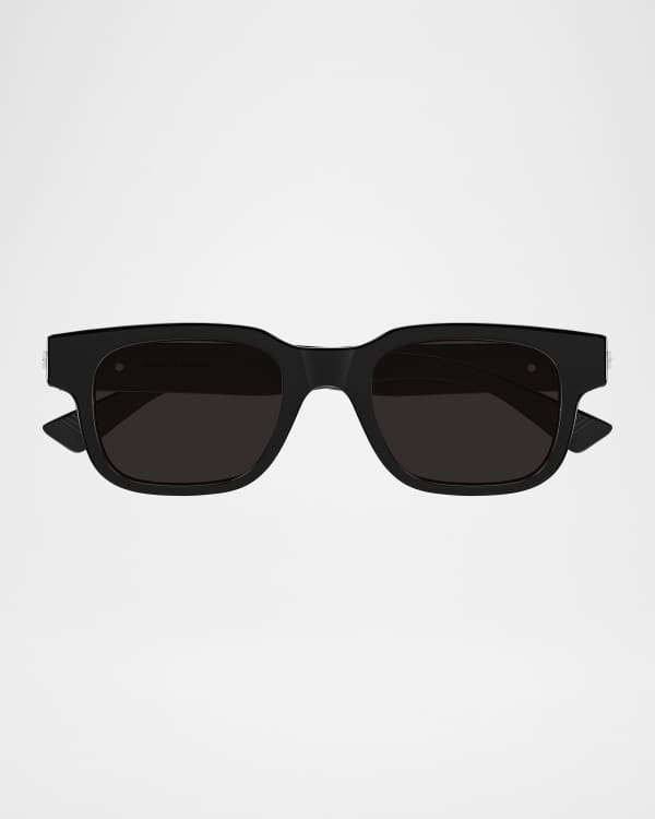 ぺ*ぺ様 BOTTEGA VENETA ケース ネロブラック Bottega Veneta Men's Bv1411s-003 Plastic Rectangle Sunglasses