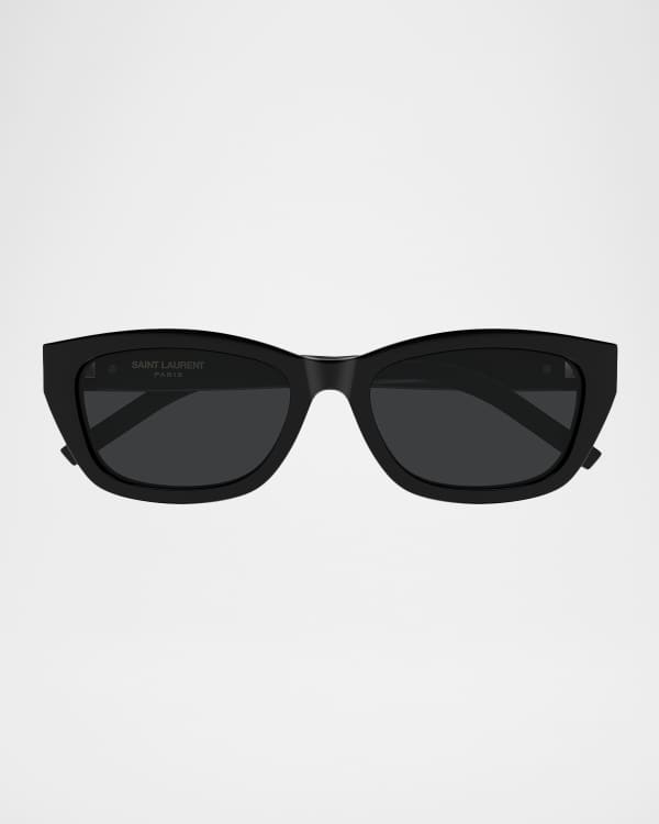 Saint Laurent Vintage Logo 61mm Acetate Square Sunglasses | Neiman