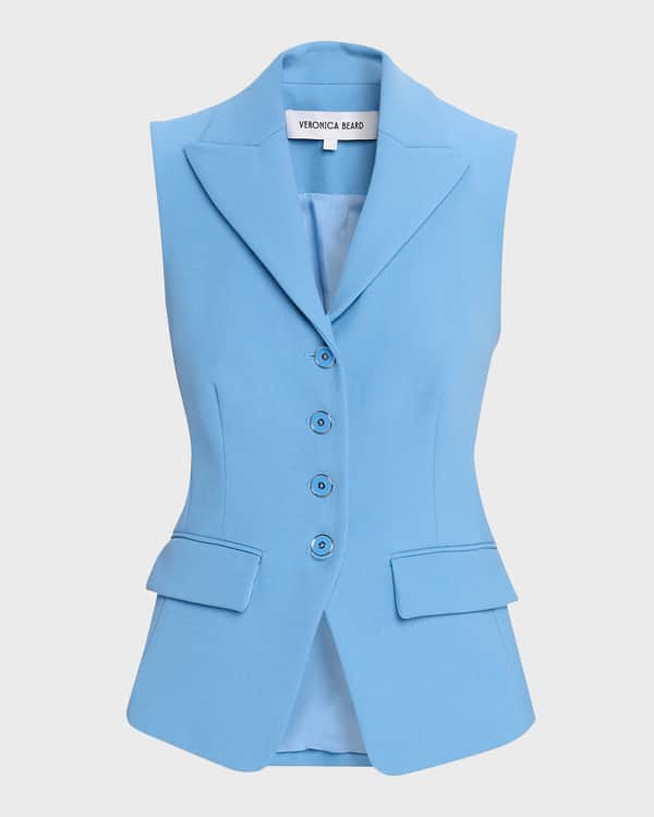 Veronica Beard Becker Tailored Utility Vest | Neiman Marcus