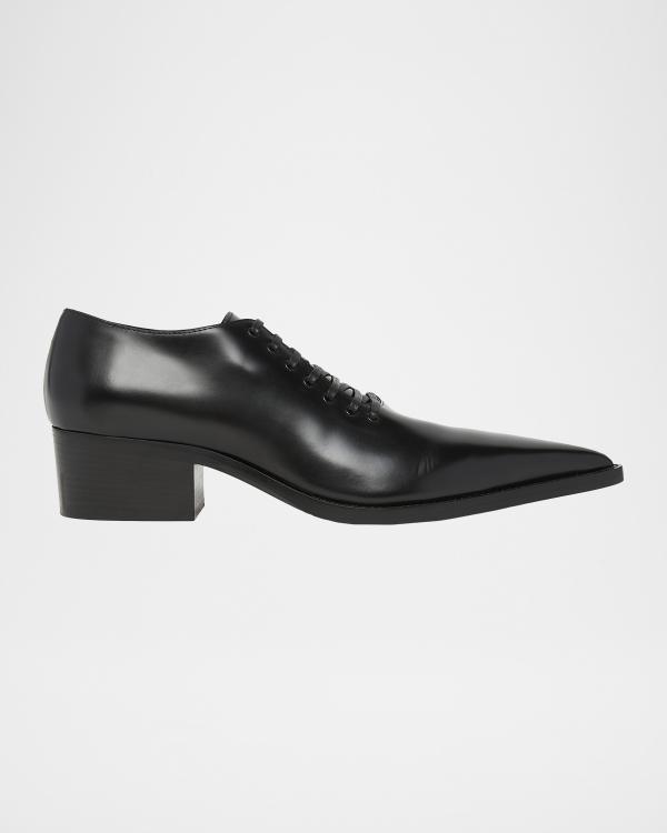 Neiman Marcus Black Brogue Oxford Shoes McQueen Men main image 3