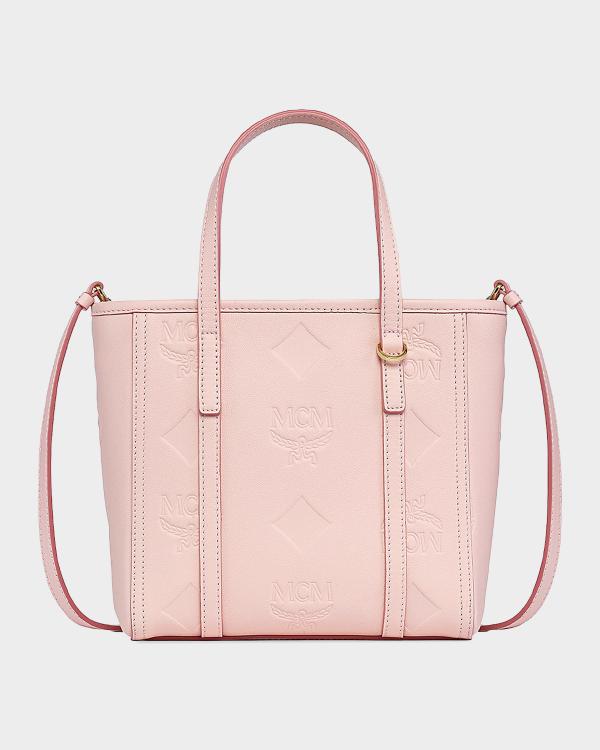 MCM Lauretos Leather Shopper Tote Bag | Neiman Marcus display picture 1