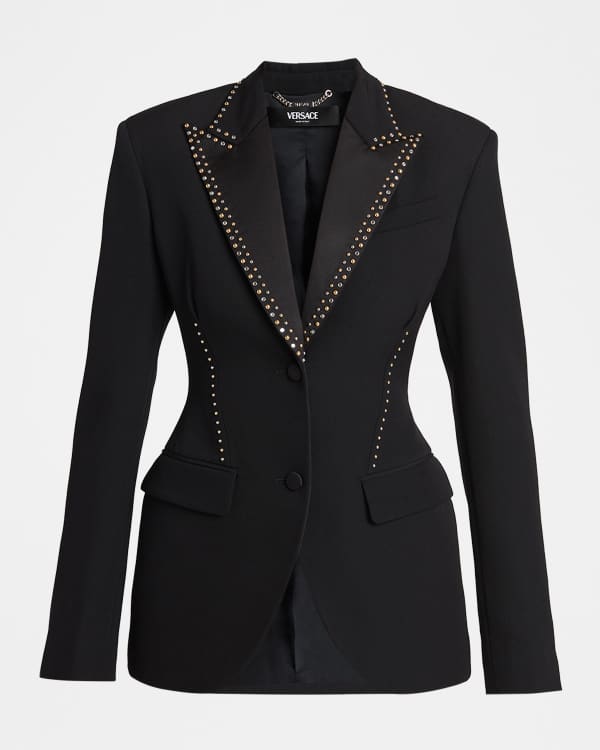 Versace Greca Border Track Jacket | Neiman Marcus