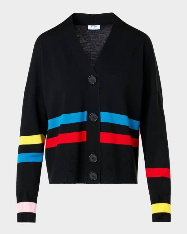 Akris punto Fitted Knit Cardigan | Neiman Marcus