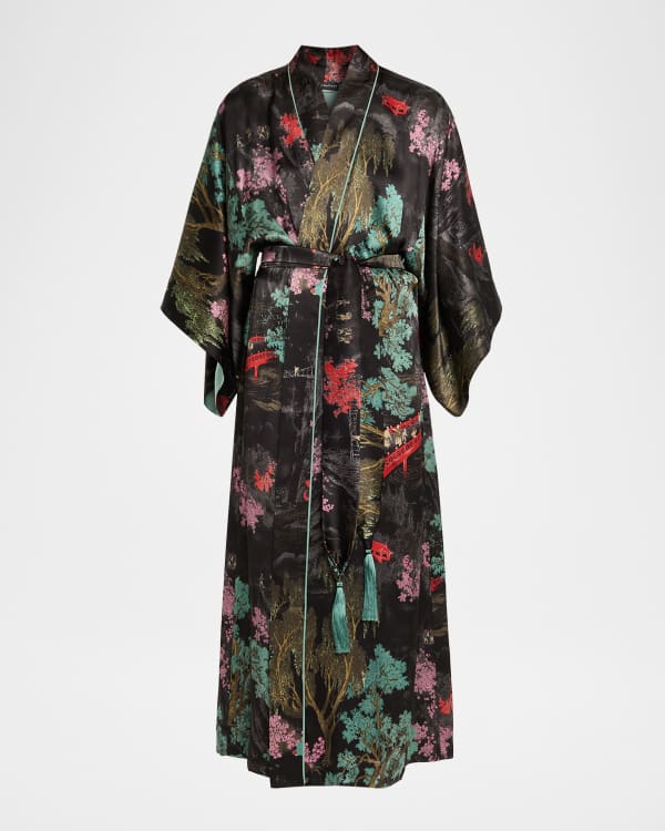 Natalie Long Velvet Robe