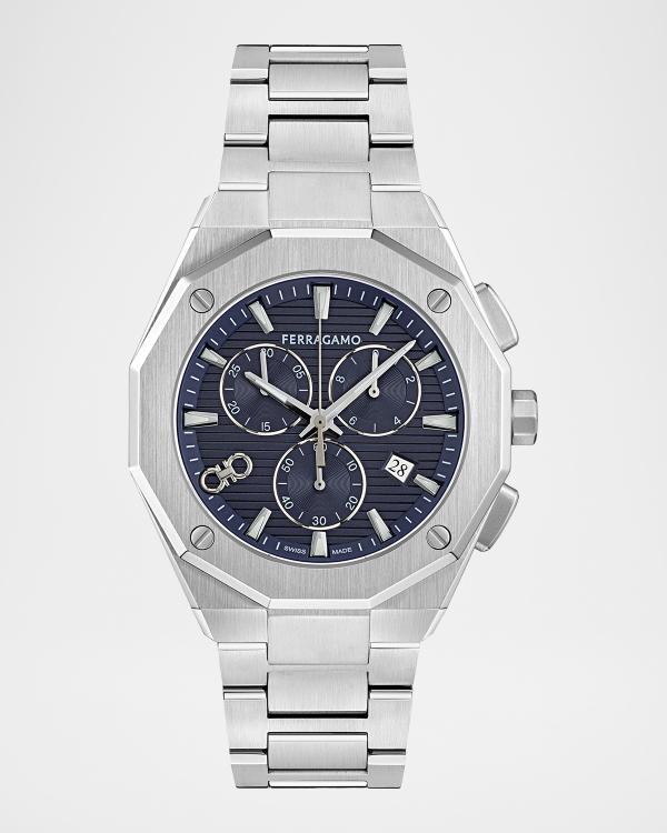 FERRAGAMO Men's 42mm Ferragamo 1927 Chrono Watch with Bracelet