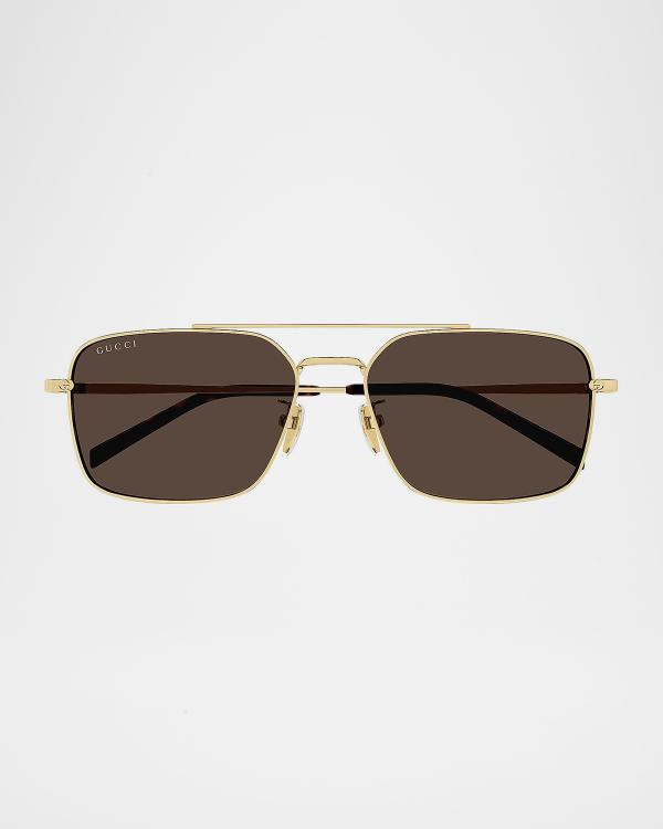 Gucci UNISEX GG0962Sm Acetate Rectangle Sunglasses Gucci | Accessories | Gucci Unisex Gg962sm Acetate Rectangle  main image 4