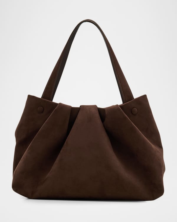 Veronica Beard Dash Belted Leather Top-Handle Bag | Neiman Marcus