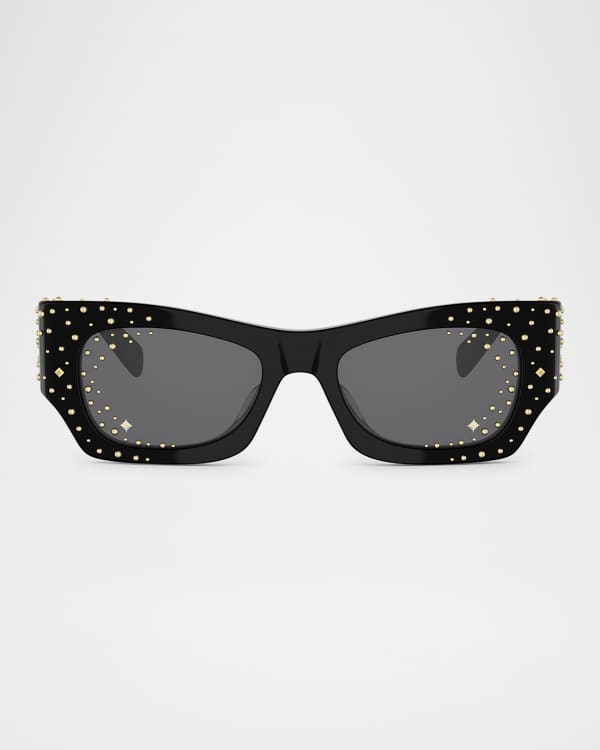 Celine 3 Dots Acetate Cat-Eye Sunglasses | Neiman Marcus