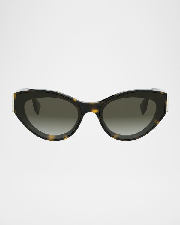 Fendi Fendi First Gradient Acetate Cat-Eye Sunglasses  display picture 2