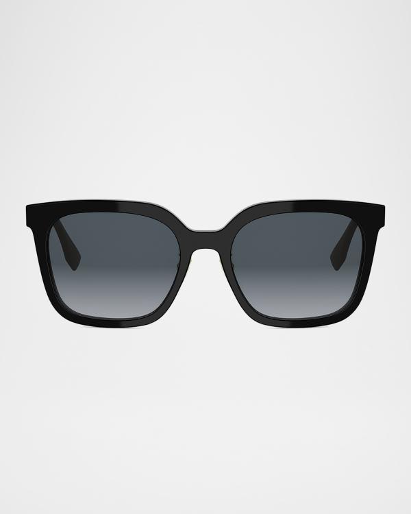 Fendi Rimless Metal & Nylon Shield Sunglasses | Neiman Marcus display picture 1