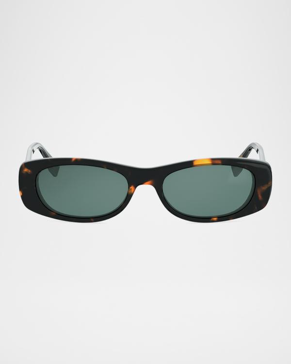 Fendi Blue Light Blocking Acetate Cat-Eye Optical Glasses  display picture 1