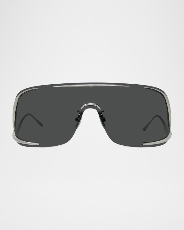 Miu Miu A01S Plastic Shield Sunglasses | Neiman Marcus display picture 2