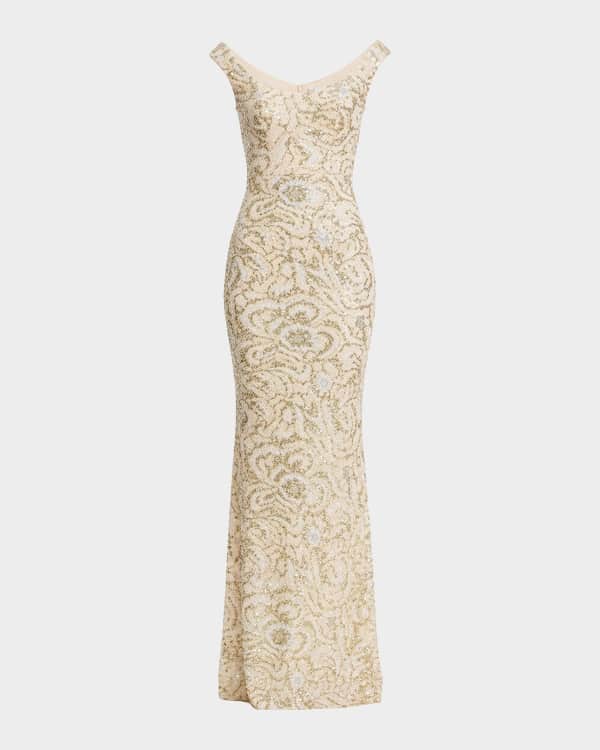 open lace back dress Iris Gown – Dress the Population