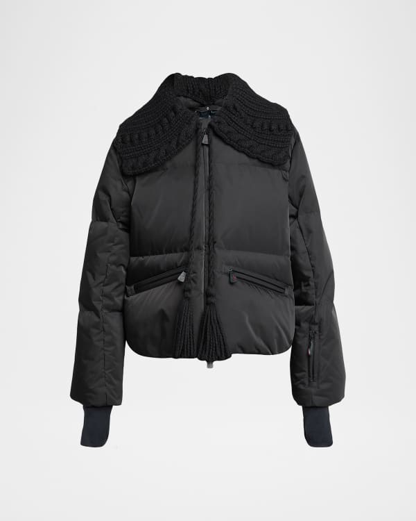 Moncler Grenoble Vizelle Belted Performance Jacket | Neiman Marcus