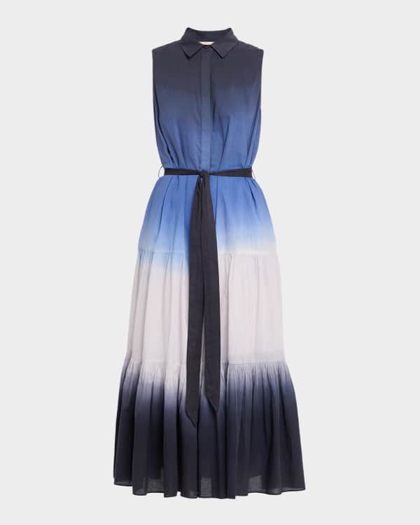 Kobi Halperin Kiernan Ruched Cap-Sleeve Midi Dress | Neiman Marcus