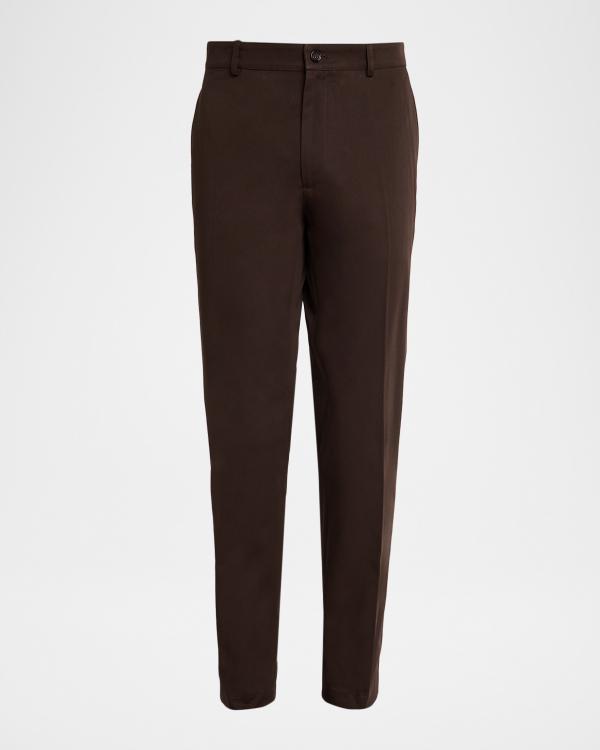 Burberry Men's Wide-Leg Chino Pants | Neiman Marcus