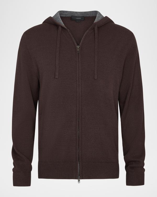 Orlebar Brown Men's Mathers Wool Zip Hoodie | Neiman Marcus