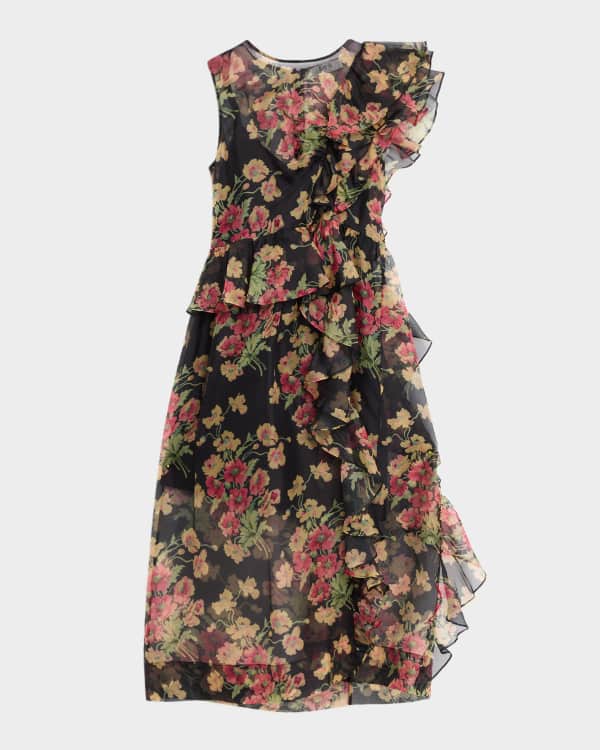 green emerald velvet dress Ethereal Bloom Tiered Embroidered Midi Dress – VICI main image 0