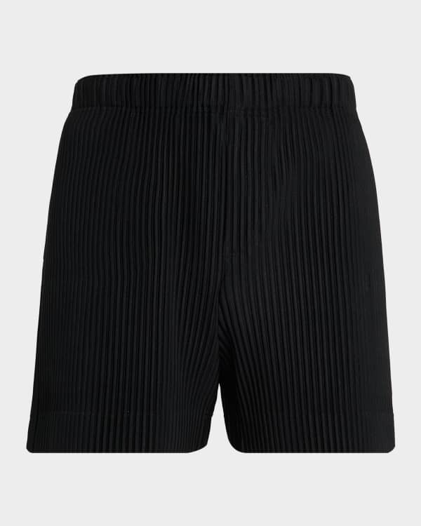 Homme Plisse Issey Miyake Men's Edge Ensemble Pleated Shorts