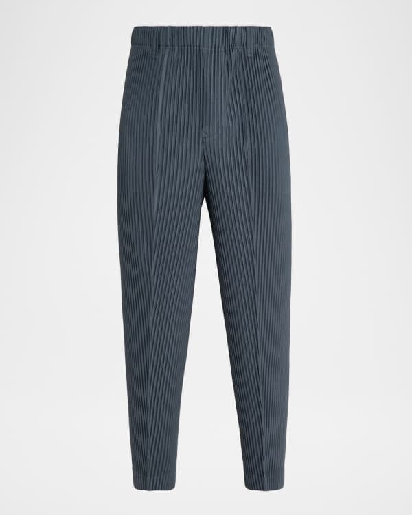 Homme Plisse Issey Miyake Men's Accordion Pleat Trousers | Neiman
