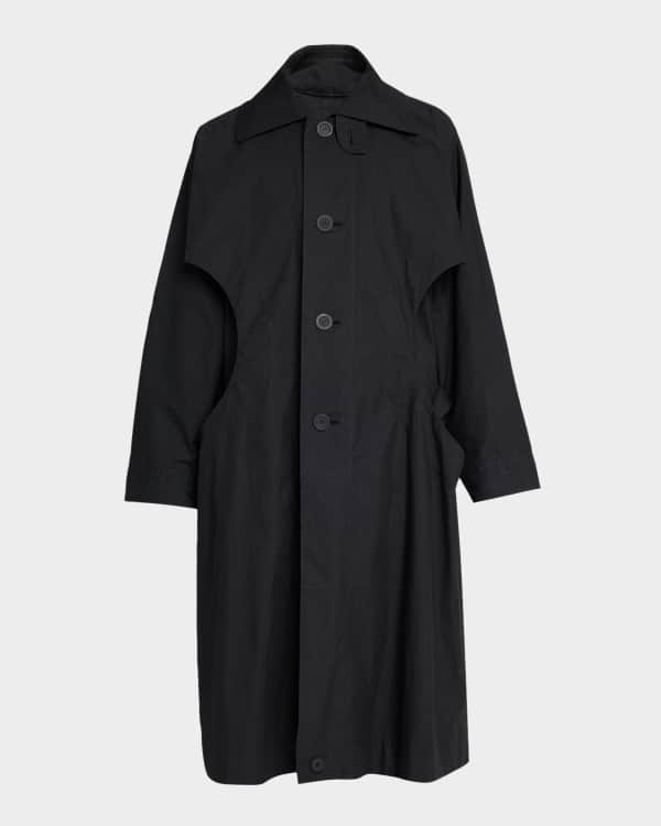 Homme Plisse Issey Miyake Men's Edge Lightweight Trench Coat