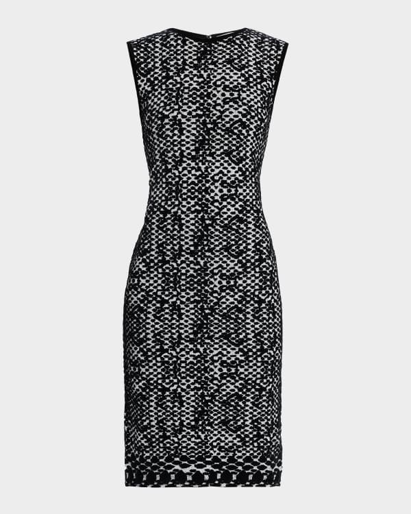 Lafayette 148 New York Sleeveless Drop-Waist Dress | Neiman Marcus