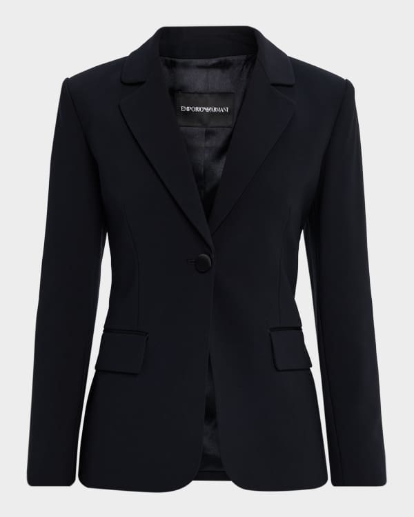 Majestic Filatures Single-Button Double Faced Blazer | Neiman Marcus