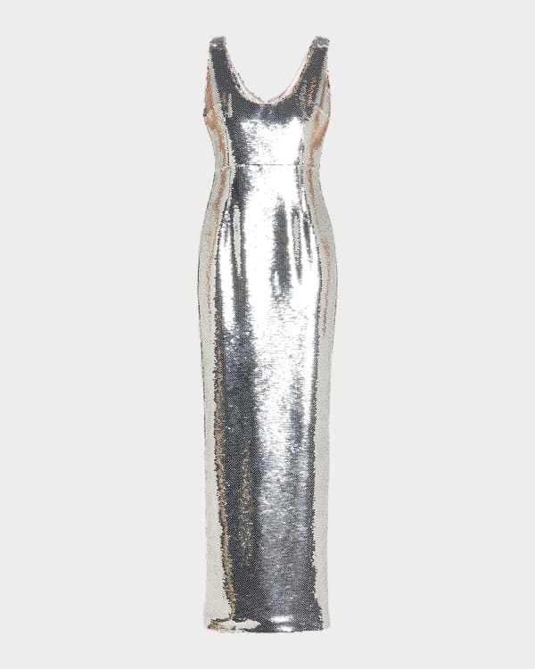 The New Arrivals by Ilkyaz Ozel Phoenix Sequined Midi Slip Dress | Neiman  Marcus