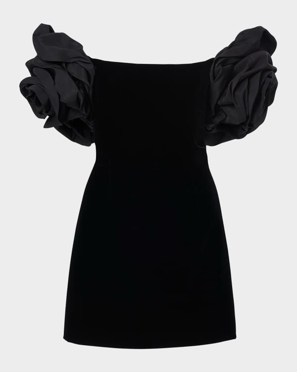 open lace back dress Wedtrend Women Wedding Party Dress Black Plus Size Sparkly Long Sleeves Mother of The Bride Dress, Black / US16W