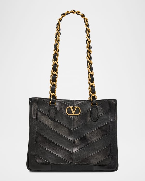 Valentino Garavani VLOGO Small Sequined Shoulder Bag | Neiman Marcus