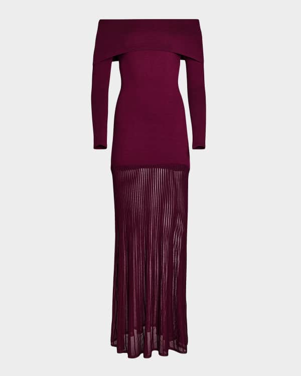 SKIMS Soft Lounge Long-Sleeve Maxi Dress | Neiman Marcus