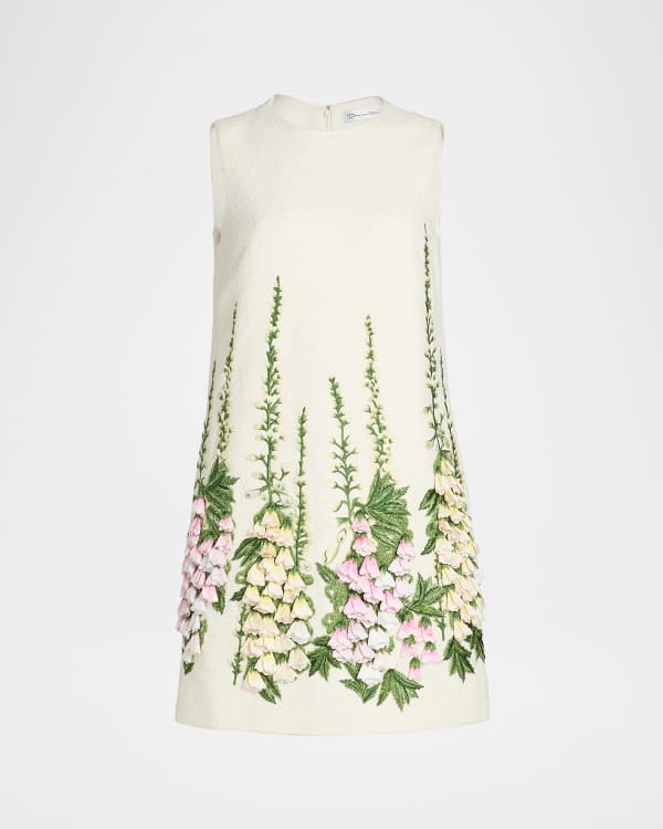 sachin and babi light blue dress La DoubleJ Supremes-Print Mini Swing Dress