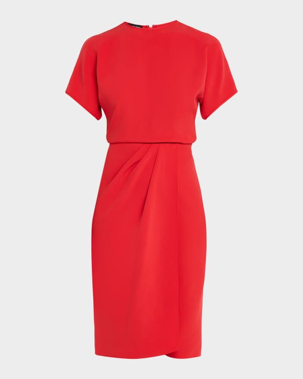 Ralph Lauren Collection Chilton Halter Stretch Satin Evening Dress