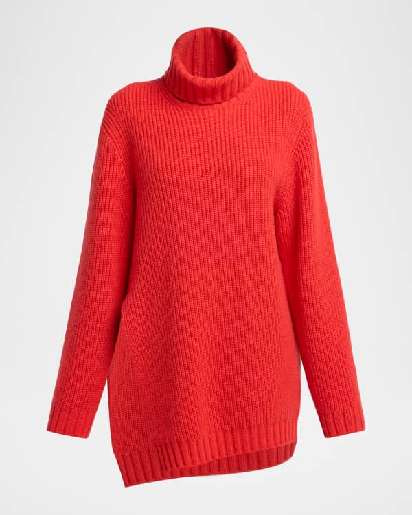 Giorgio Armani Mock-Neck Cable-Knit Wool Sweater | Neiman Marcus