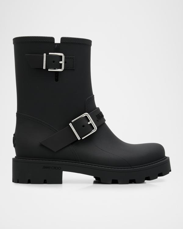 Jimmy Choo Noemi 45 Suede Combat Boots | Neiman Marcus