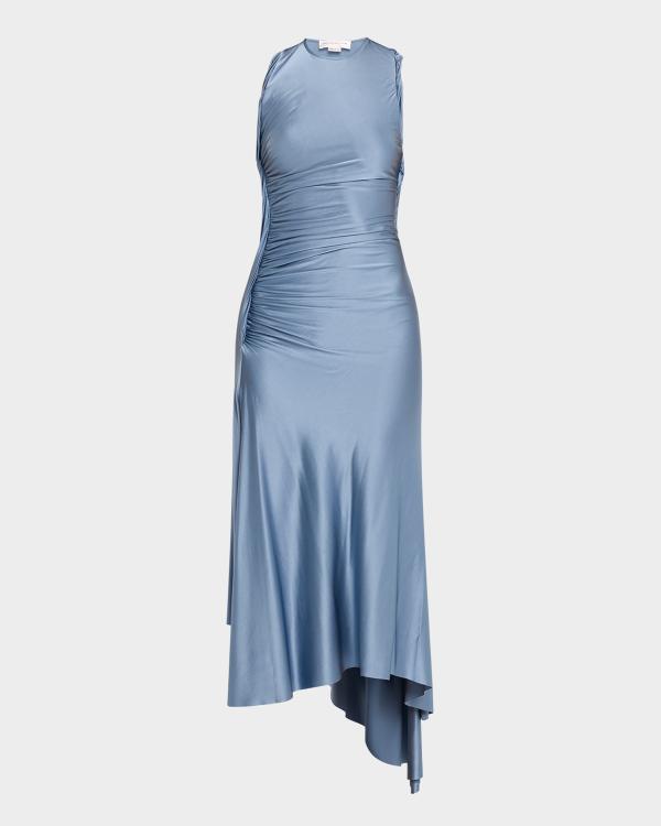satin trim crepe cocktail dress Victoria Beckham Keyhole-Front Midi Dress robe Colour:Washed Black 59minsale4/1 July White Knit Mini offering comfort and ease