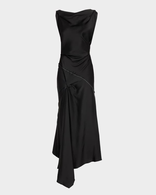 Victoria Beckham Bodycon Bi-Stretch Crepe Midi Dress | Neiman Marcus