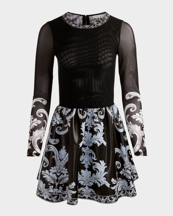 chinese dress ladies Miss Circle Women Quilia Black Vegan Crocodile Leather Plunge Mini Dress