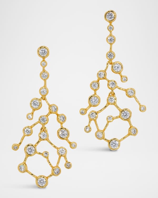 Molten Puffy Teardrop Post Earrings