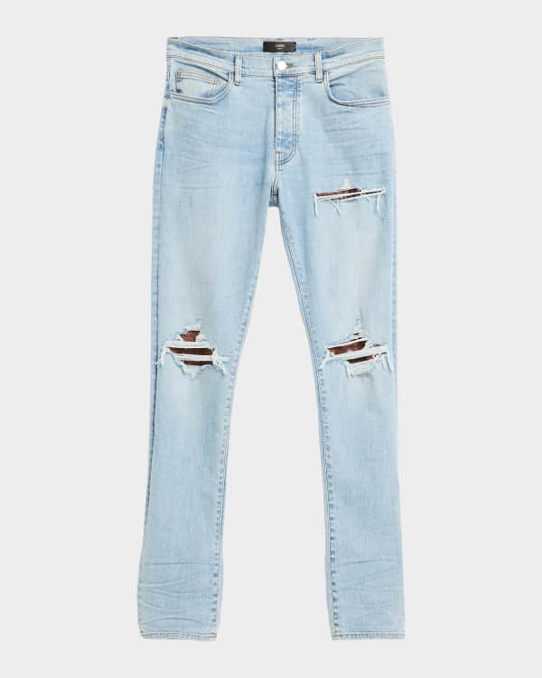 Amiri Men's MX1 Distressed Skinny Jeans | Neiman Marcus