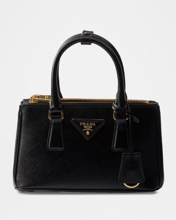 Prada Leather Card Holder with Braided Shoulder Strap | Neiman Marcus