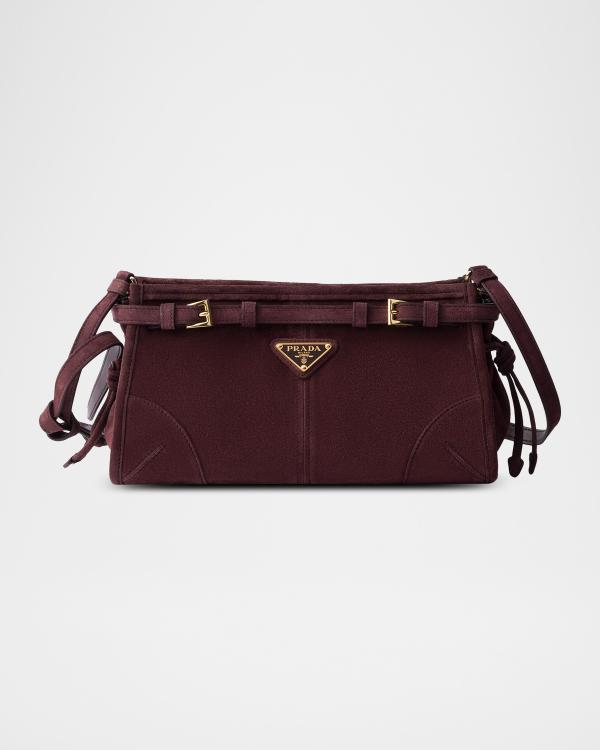 Prada Doux Medium Chain Leather Shoulder Bag | Neiman Marcus
