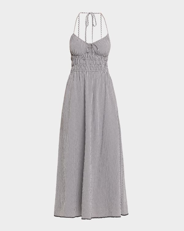 Solid and Striped x Sofia Richie Grainge The Lou Backless Maxi Dress |  Neiman Marcus