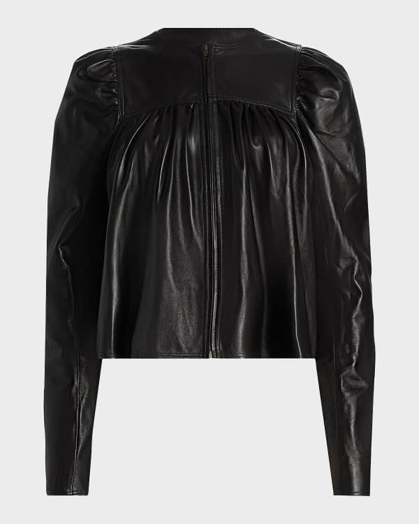 Helmut Lang Articulated Leather Jacket | Neiman Marcus