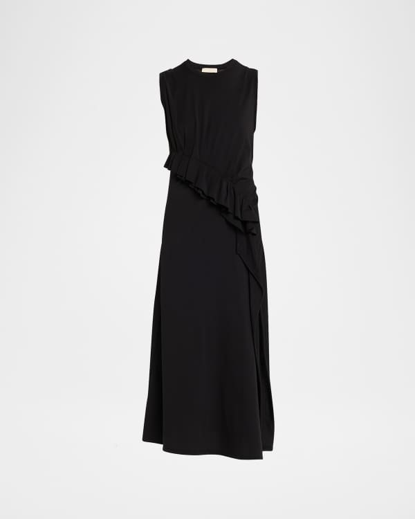 Ulla Johnson Ines Puff-Sleeve Midi Dress | Neiman Marcus