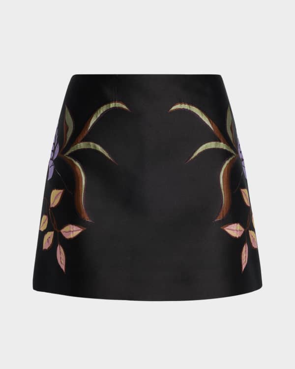 DOROTHEE SCHUMACHER Light Touch Ruffle-Hem Cotton Midi Skirt
