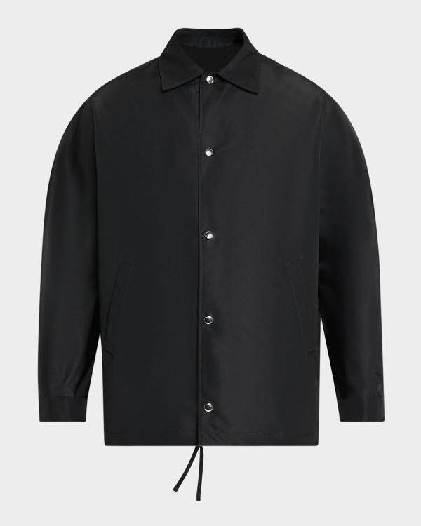 Homme Plissé Issey Miyake Men's Cavity Long Coat | Neiman Marcus